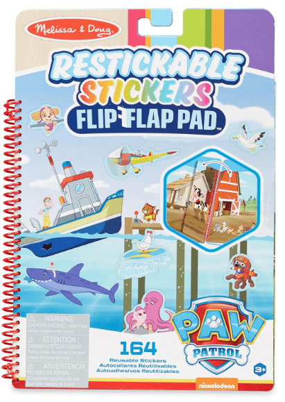 Melissa & Doug Paw Patrol Restickable Stickers Flip-Flap 33254 — image 1