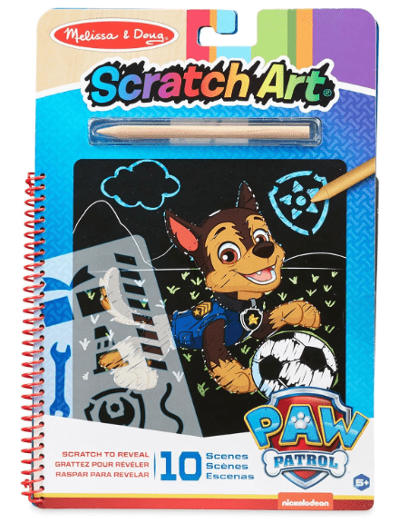 Melissa & Doug Paw Patrol Scratch Art Pad Chase 33259 — image 1