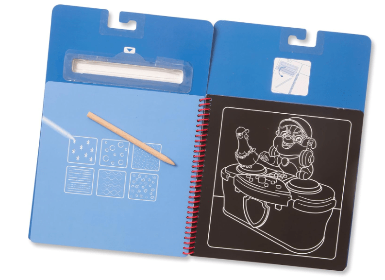 Melissa & Doug Paw Patrol Scratch Art Pad Chase 33259 - Colorland Toys