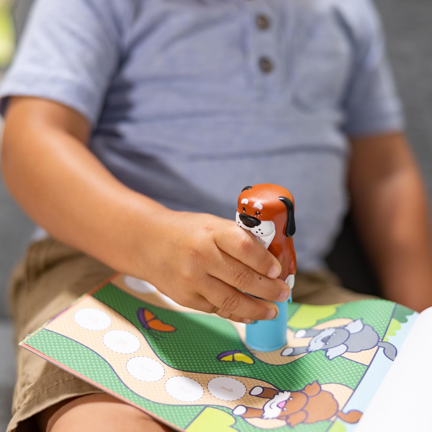 Melissa & Doug Sticker WOW! Dog Bundle Sticker Stamper, Activity Pad & Refill MD50228 - Colorland Toys