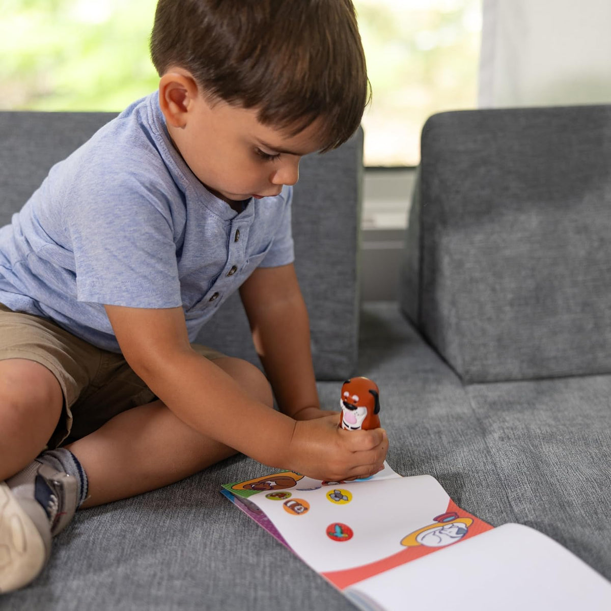 Melissa & Doug Sticker WOW! Dog Bundle Sticker Stamper, Activity Pad & Refill MD50228 — image 5