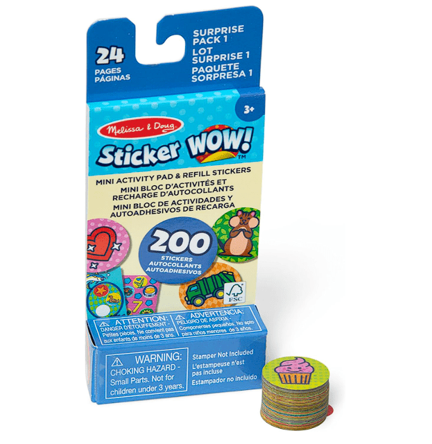 Melissa & Doug Sticker Wow Mini Activity Pad With Refill Stickers Surprise Pack MD50299 — image 1