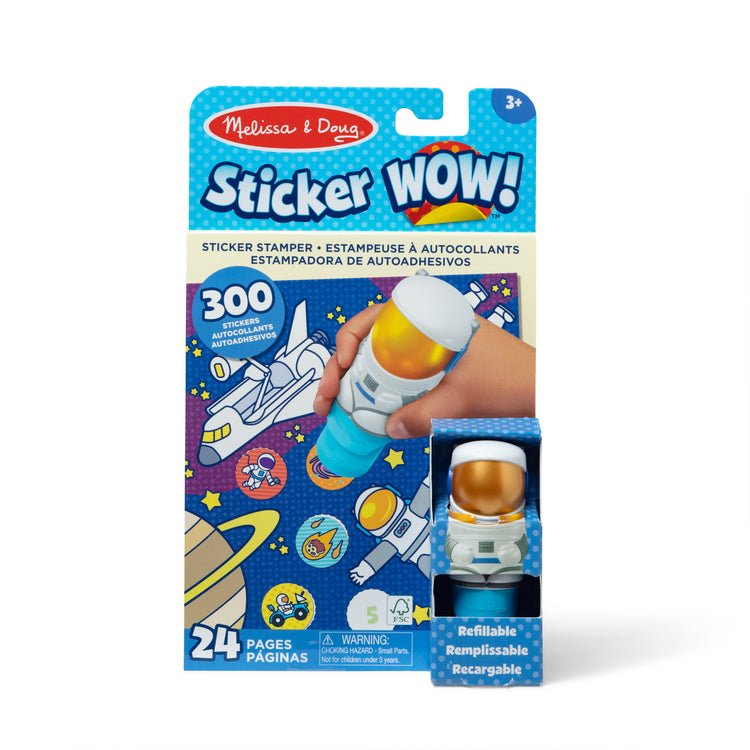 Melissa & Doug Sticker WOW Stamper & Activity Pad - Astronaut — image 1
