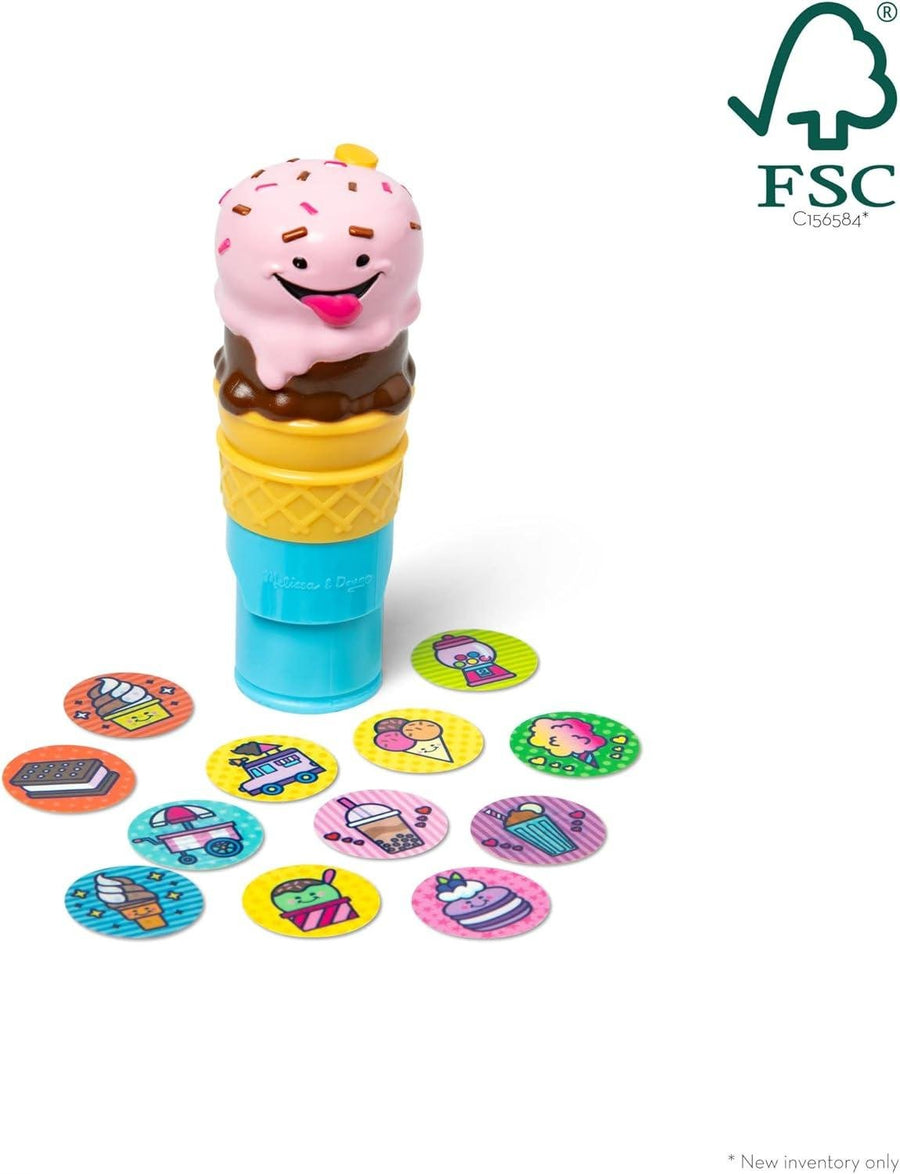 Melissa & Doug Sticker WOW Stamper & Activity Pad - Ice Cream MD50136 — image 2