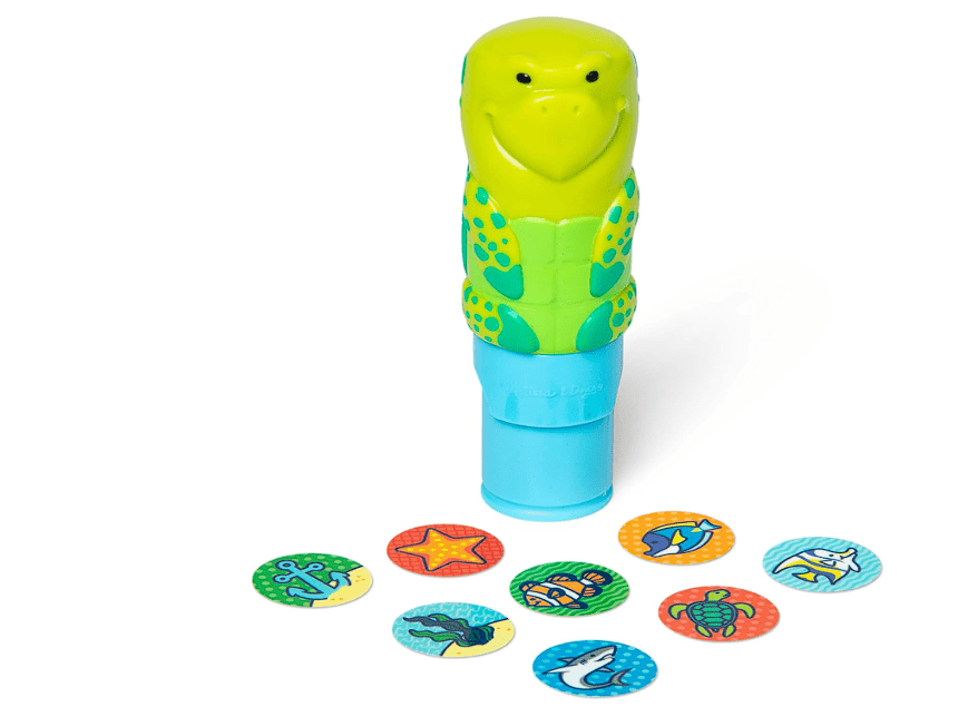 Melissa & Doug Sticker Wow Stamper & Activity Pad -Turtle 772502344 — image 2
