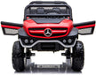 سيارة مرسيدس AMG Unimog 4x4 بمقعدين للركوب، لون أحمر، 7988