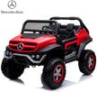 سيارة مرسيدس AMG Unimog 4x4 بمقعدين للركوب، لون أحمر، 7988