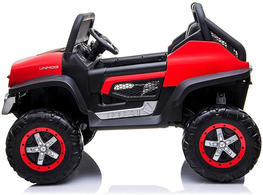 سيارة مرسيدس AMG Unimog 4x4 بمقعدين للركوب، لون أحمر، 7988 — image 3