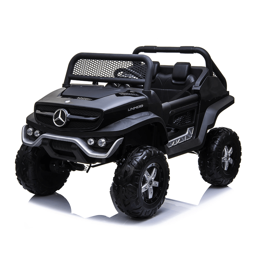 Mercedes-Benz AMG Unimog 4x4 Two Seat Ride On Car Black 7988 — image 1