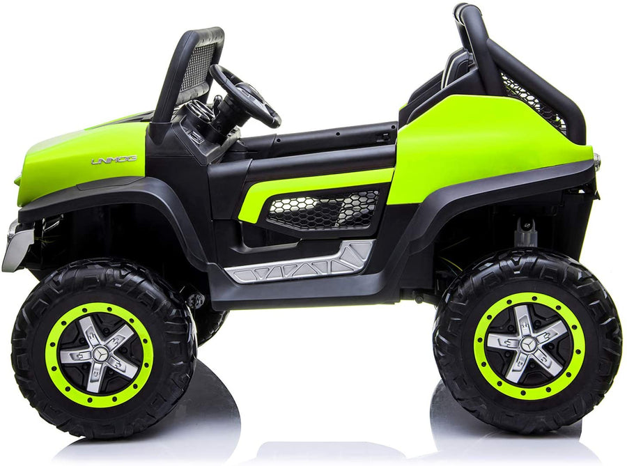 سيارة مرسيدس بنز AMG Unimog 4x4 بمقعدين للركوب، لون أخضر، 7988 — image 3