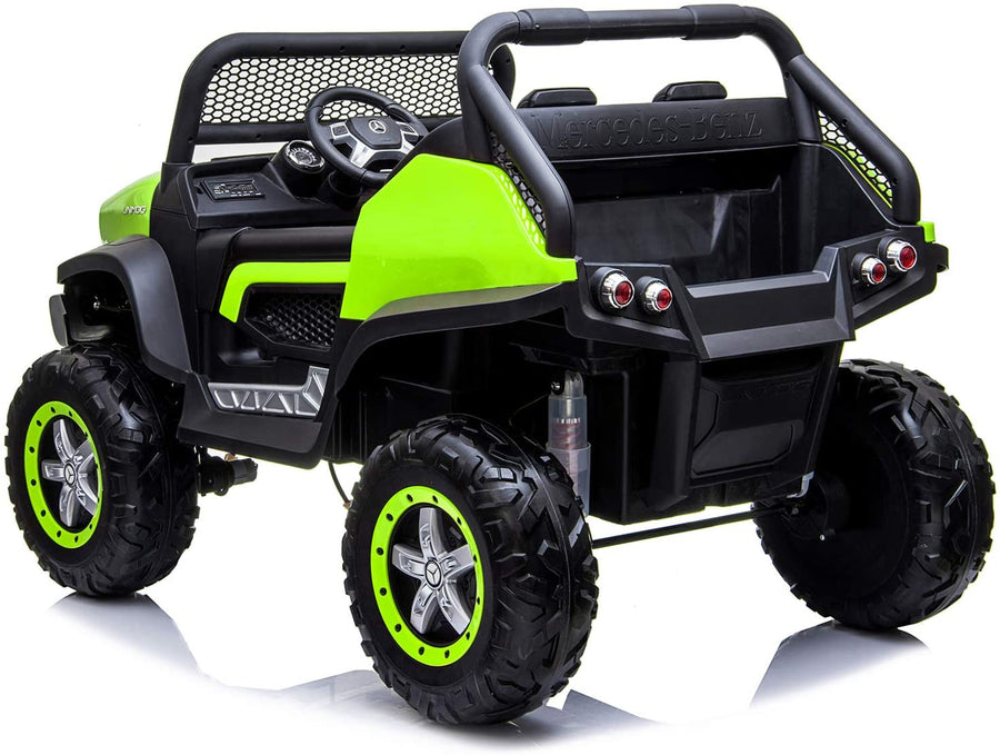 سيارة مرسيدس بنز AMG Unimog 4x4 بمقعدين للركوب، لون أخضر، 7988 — image 4