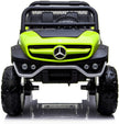 سيارة مرسيدس بنز AMG Unimog 4x4 بمقعدين للركوب، لون أخضر، 7988