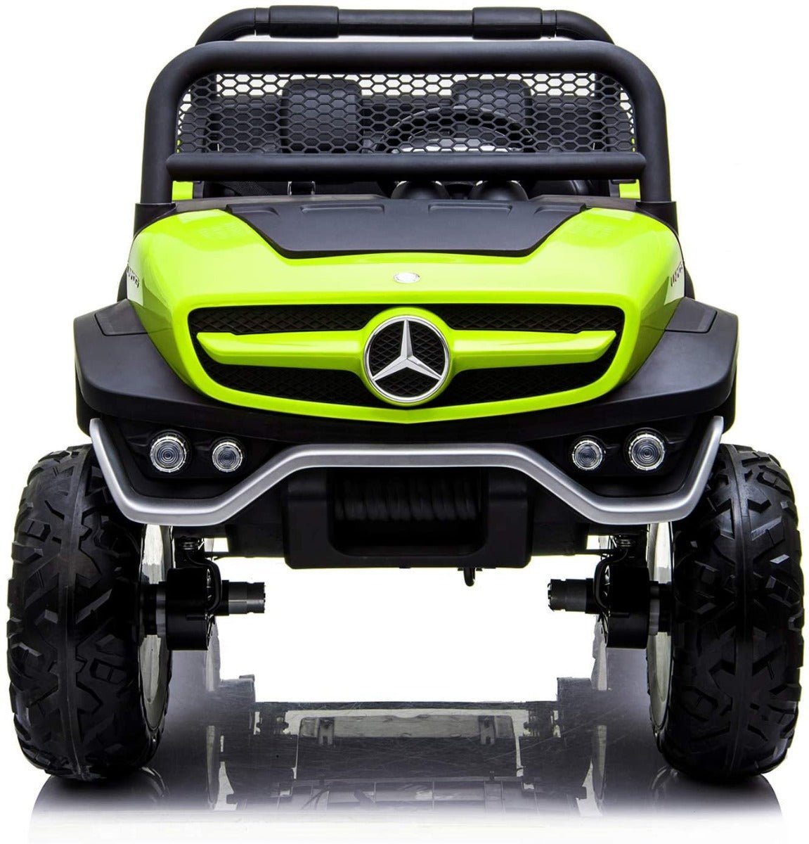 سيارة مرسيدس بنز AMG Unimog 4x4 بمقعدين للركوب، لون أخضر، 7988 — image 2