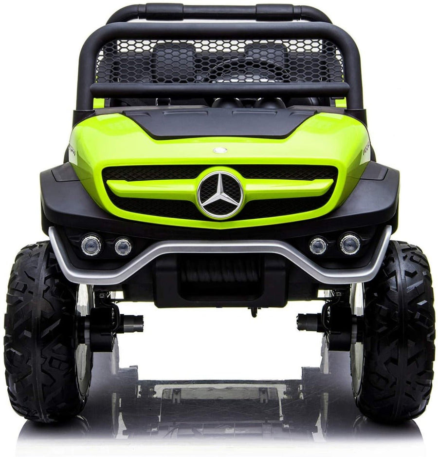 سيارة مرسيدس بنز AMG Unimog 4x4 بمقعدين للركوب، لون أخضر، 7988 — image 2
