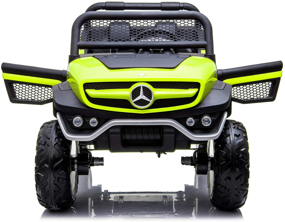 سيارة مرسيدس بنز AMG Unimog 4x4 بمقعدين للركوب، لون أخضر، 7988 — image 6