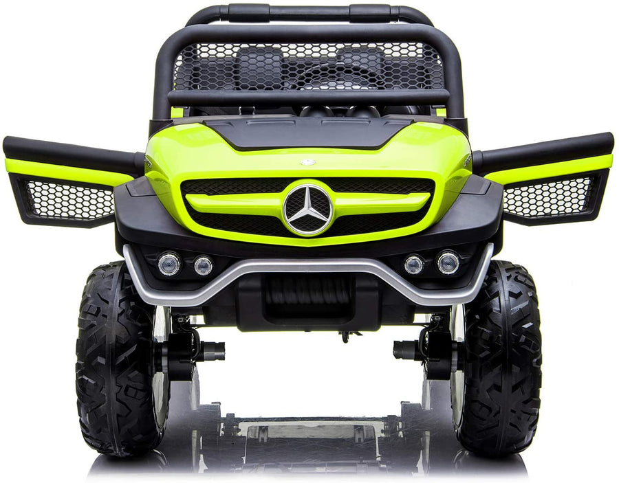 سيارة مرسيدس بنز AMG Unimog 4x4 بمقعدين للركوب، لون أخضر، 7988 — image 6