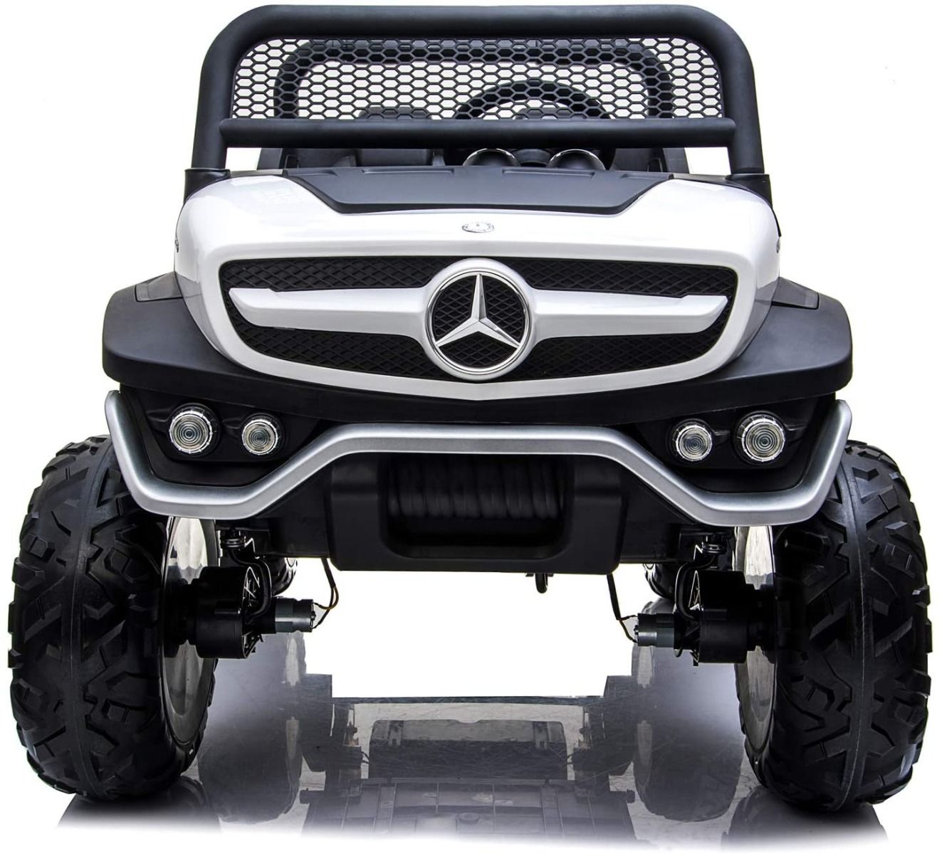 Mercedes - Benz AMG Unimog 4x4 Two Seat Ride On Car White 7988 - Colorland Toys
