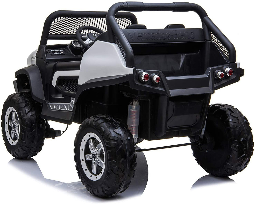 Mercedes - Benz AMG Unimog 4x4 Two Seat Ride On Car White 7988 - Colorland Toys
