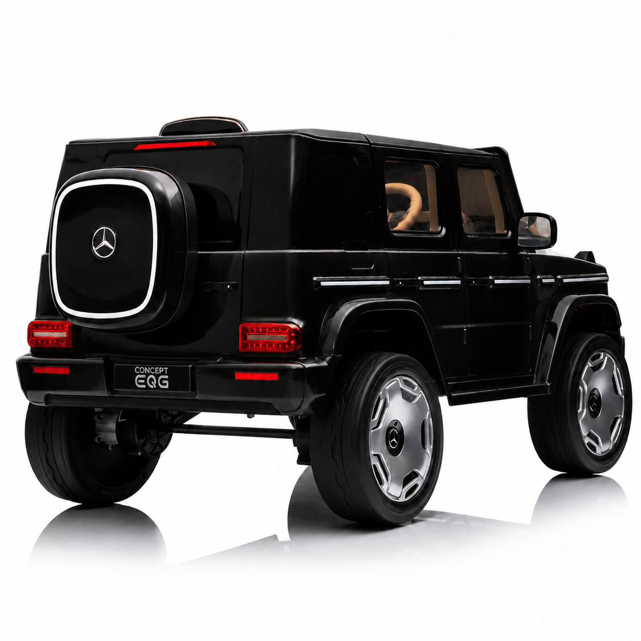 Mercedes Benz G-63 AMG 12V Ride-On EVA- Leather 2M Black JJ2088 - Colorland Toys