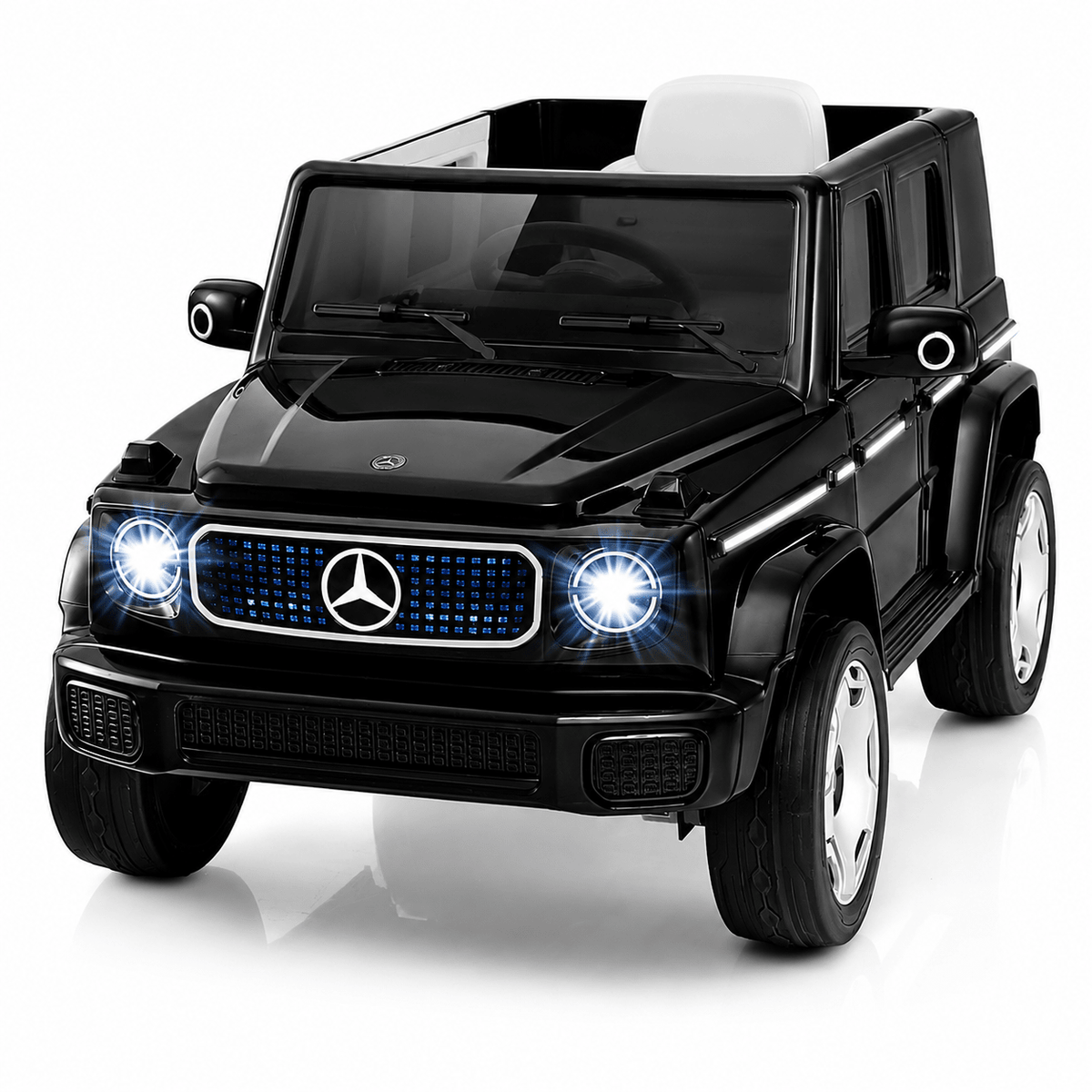 Mercedes Benz G-63 AMG 12V Ride-On EVA- Leather 2M Black JJ2088 - Colorland Toys