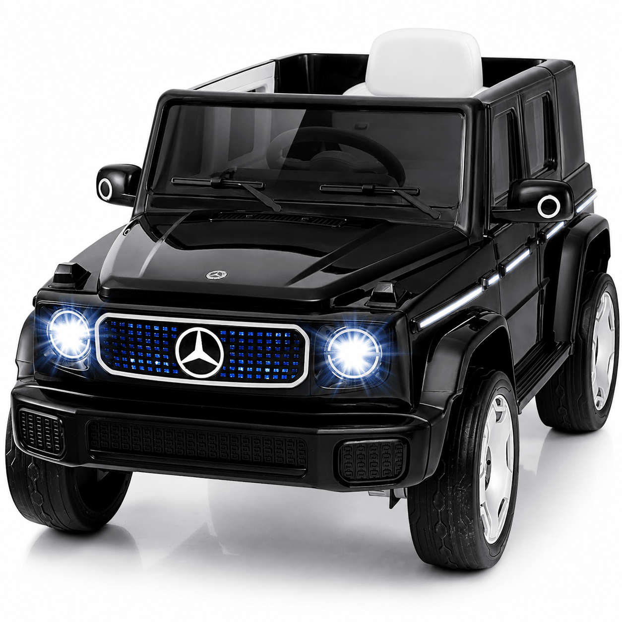 Mercedes Benz G-63 AMG 12V Ride-On EVA- Leather 2M Black JJ2088 - Colorland Toys