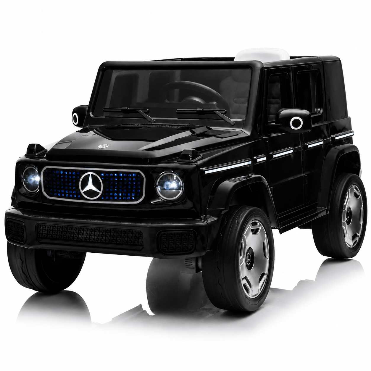 Mercedes Benz G-63 AMG 12V Ride-On EVA- Leather 2M Black JJ2088 - Colorland Toys