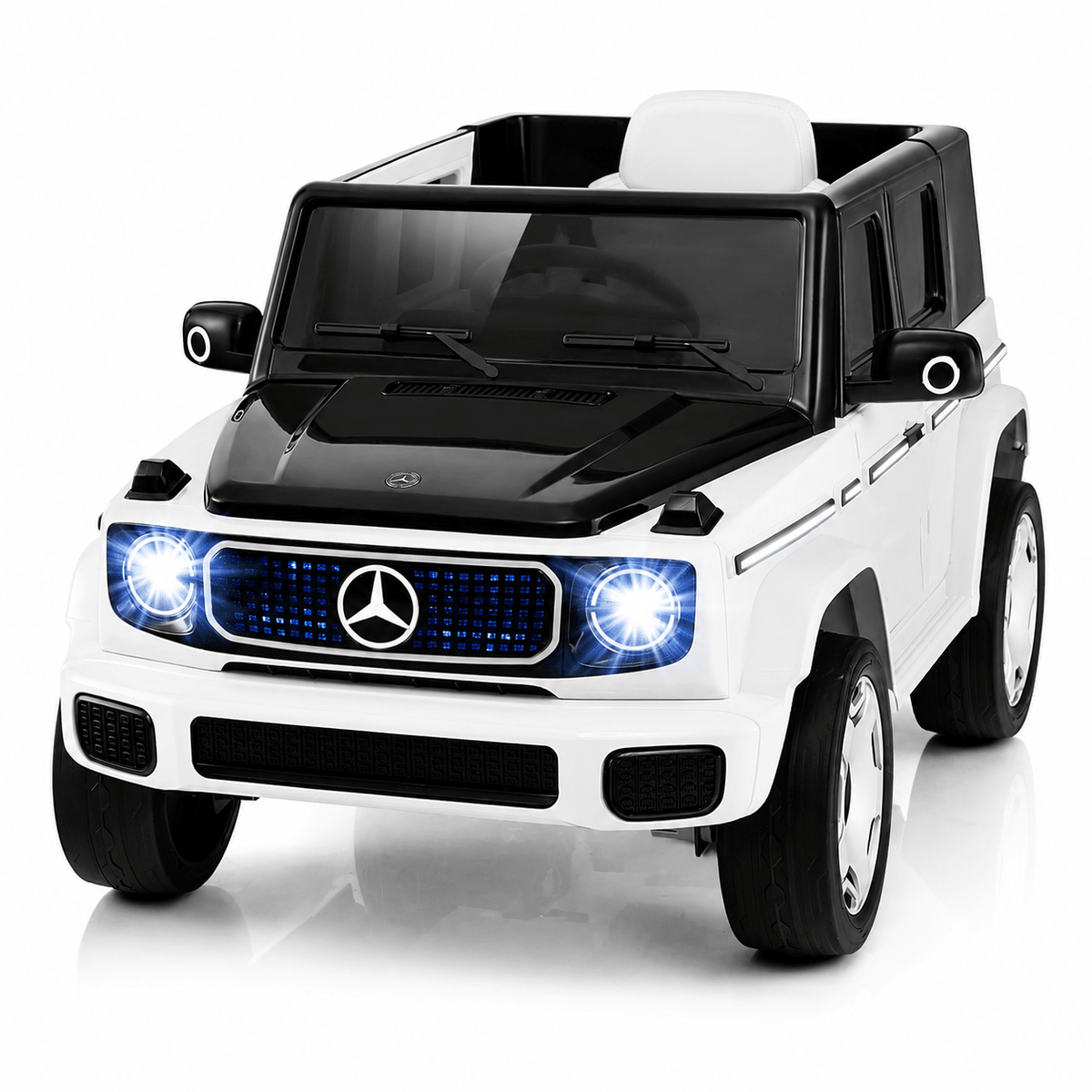 Mercedes Benz G-63 AMG 12V Ride-On EVA- Leather 2M Grey JJ2088 - Colorland Toys