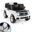 Mercedes Benz G-63 AMG 12V Ride-On EVA- Leather 2M Grey JJ2088