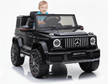 سيارة مرسيدس بنز G63 مرخصة للأطفال، 12 فولت، جيب، لون أسود ZS-0002Q