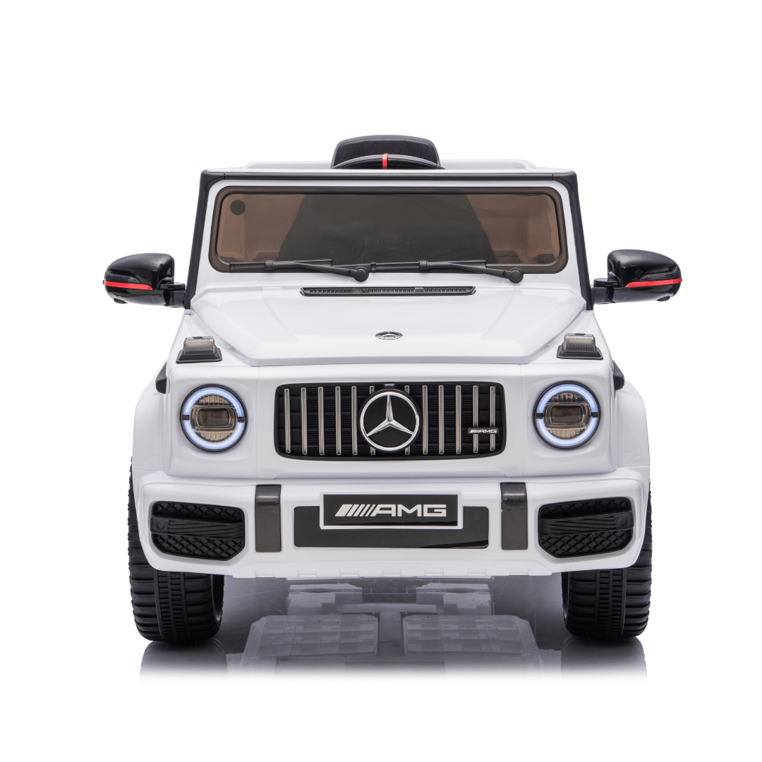 سيارة مرسيدس بنز G63 مرخصة للأطفال، ١٢ فولت، جيب، لون أبيض ZS-0002Q — image 2