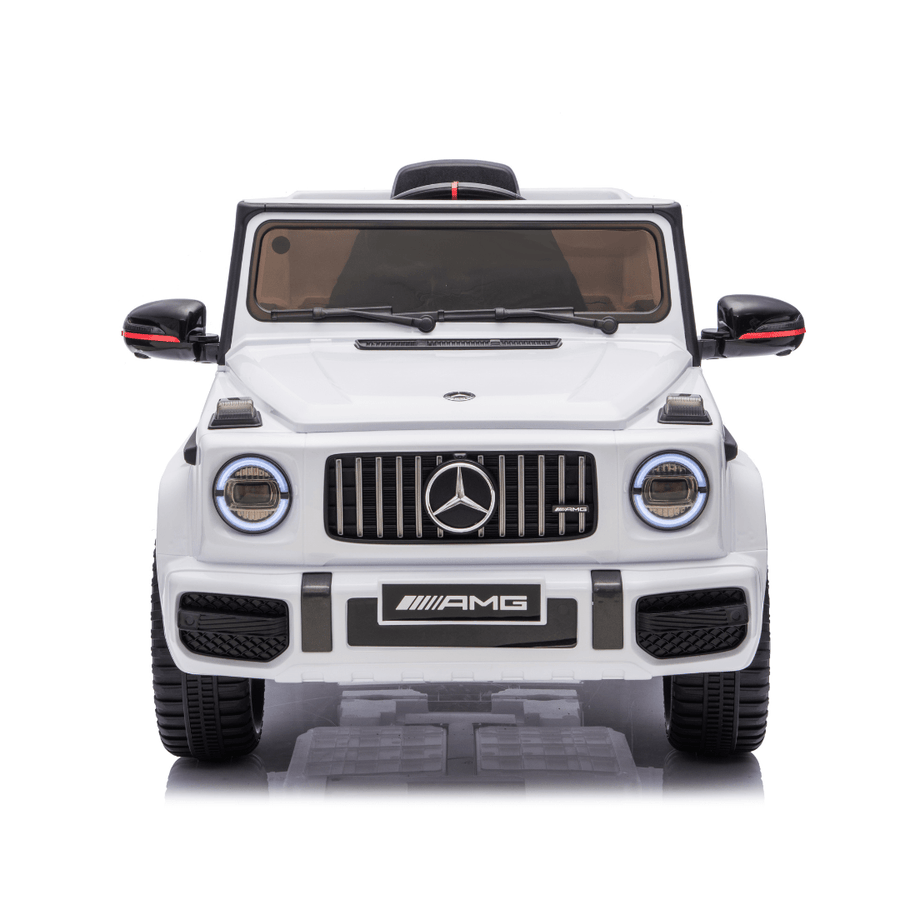 سيارة مرسيدس بنز G63 مرخصة للأطفال، ١٢ فولت، جيب، لون أبيض ZS-0002Q — image 2