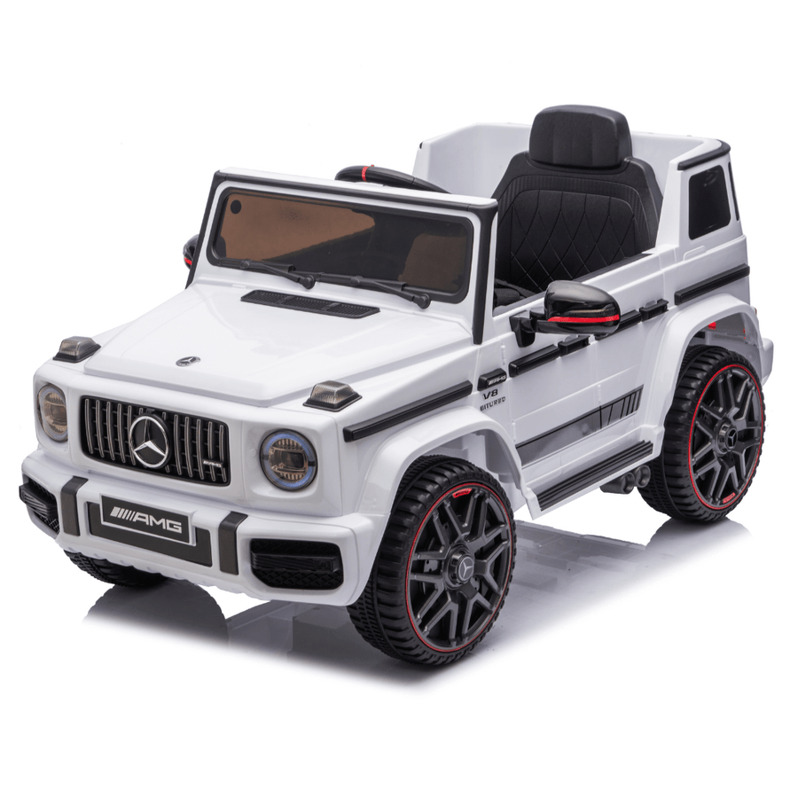 سيارة مرسيدس بنز G63 مرخصة للأطفال، ١٢ فولت، جيب، لون أبيض ZS-0002Q — image 5
