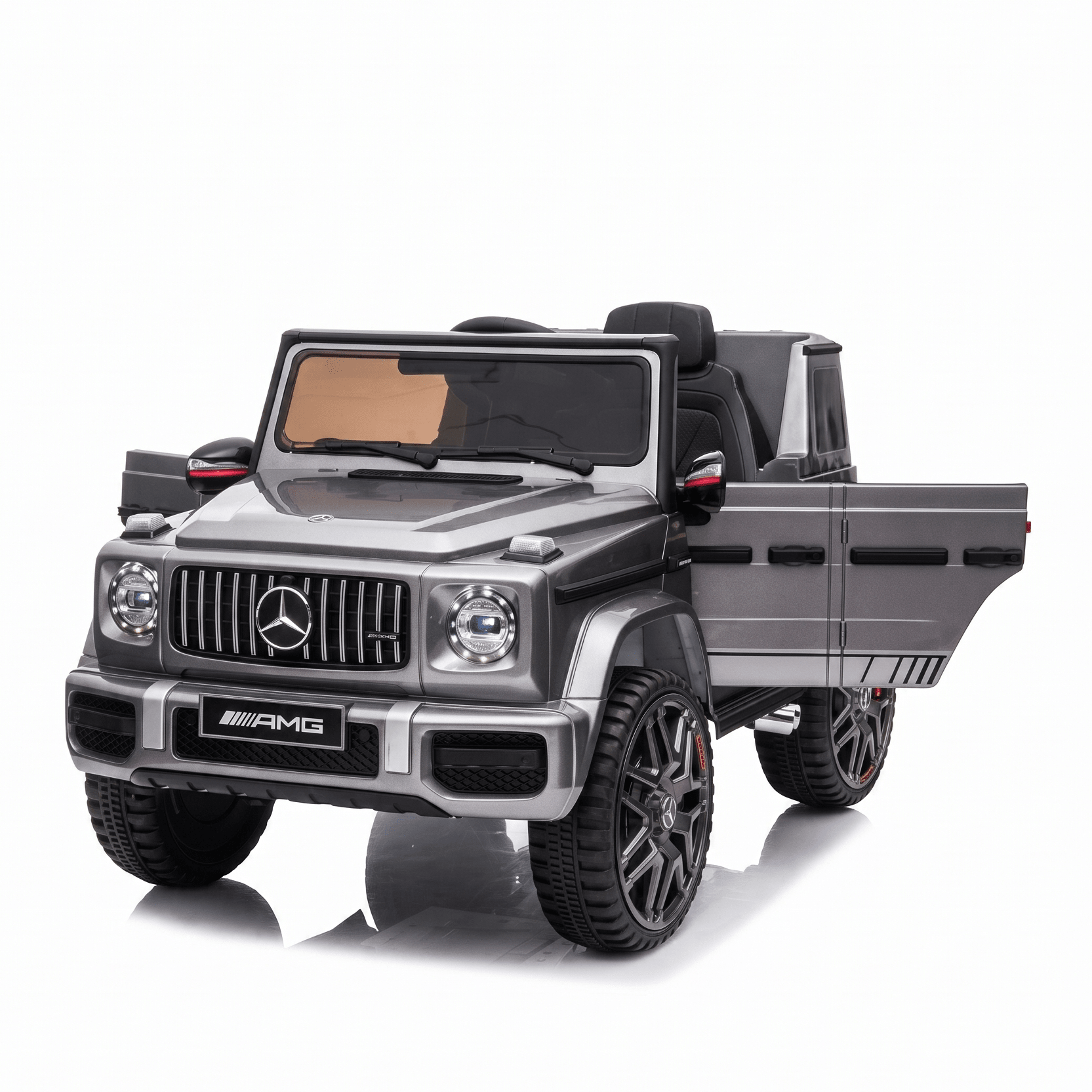 Mercedes-Benz G63 AMG 12V Ride-On Car Grey ZS-0002Q/BBH0002 - Colorland Toys