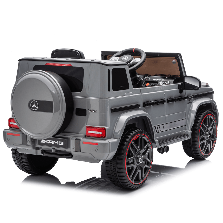 Mercedes-Benz G63 AMG 12V Ride-On Car Grey ZS-0002Q/BBH0002 — image 5