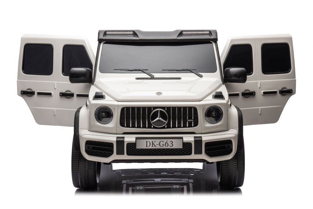 Mercedes Benz G63 AMG Ride On 4x4 White 12V 4M DK-G63 — image 1