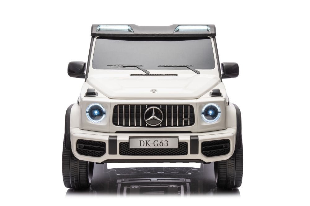 Mercedes Benz G63 AMG Ride On 4x4 White 12V 4M DK-G63 — image 2