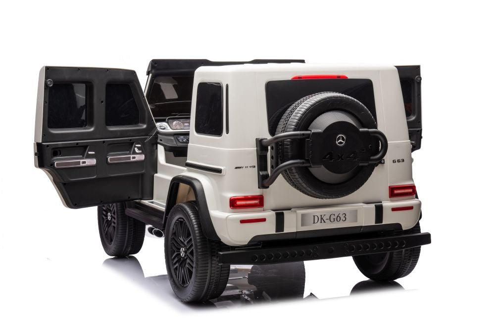 Mercedes Benz G63 AMG Ride On 4x4 White 12V 4M DK - G63 - Colorland Toys