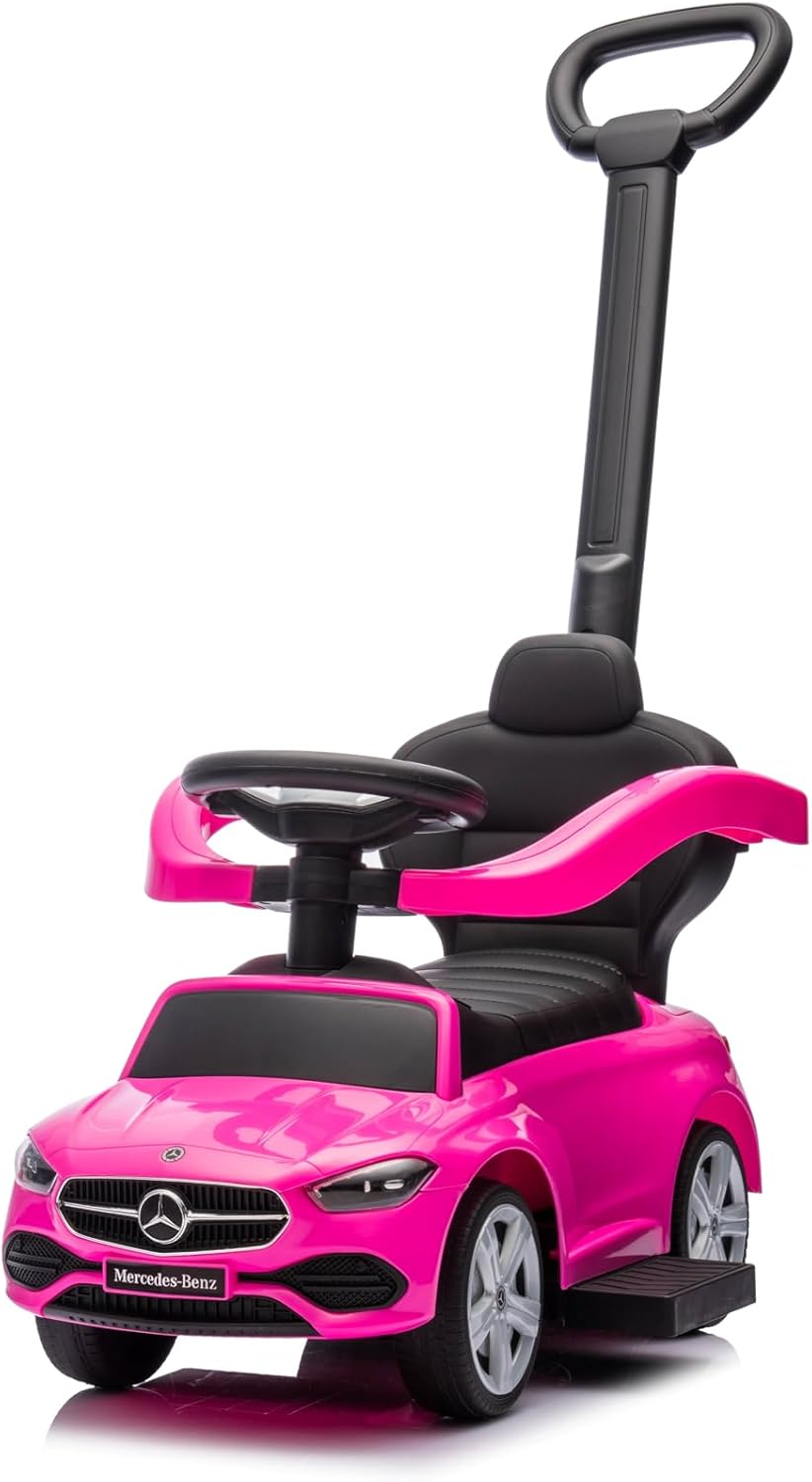 Mercedes - Benz Push Ride - On Car for Toddlers – Model B6614/3288 (Pink) - Colorland Toys