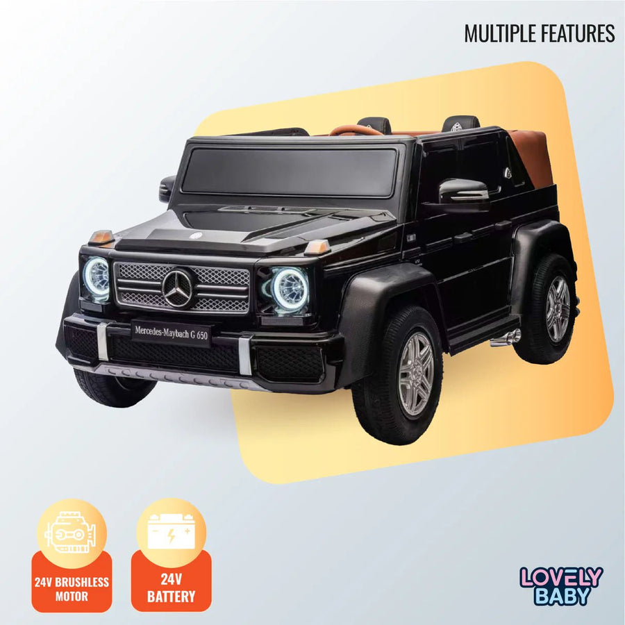 Mercedes-Maybach G650 Ride On 12V/4M Black A1000 — image 4