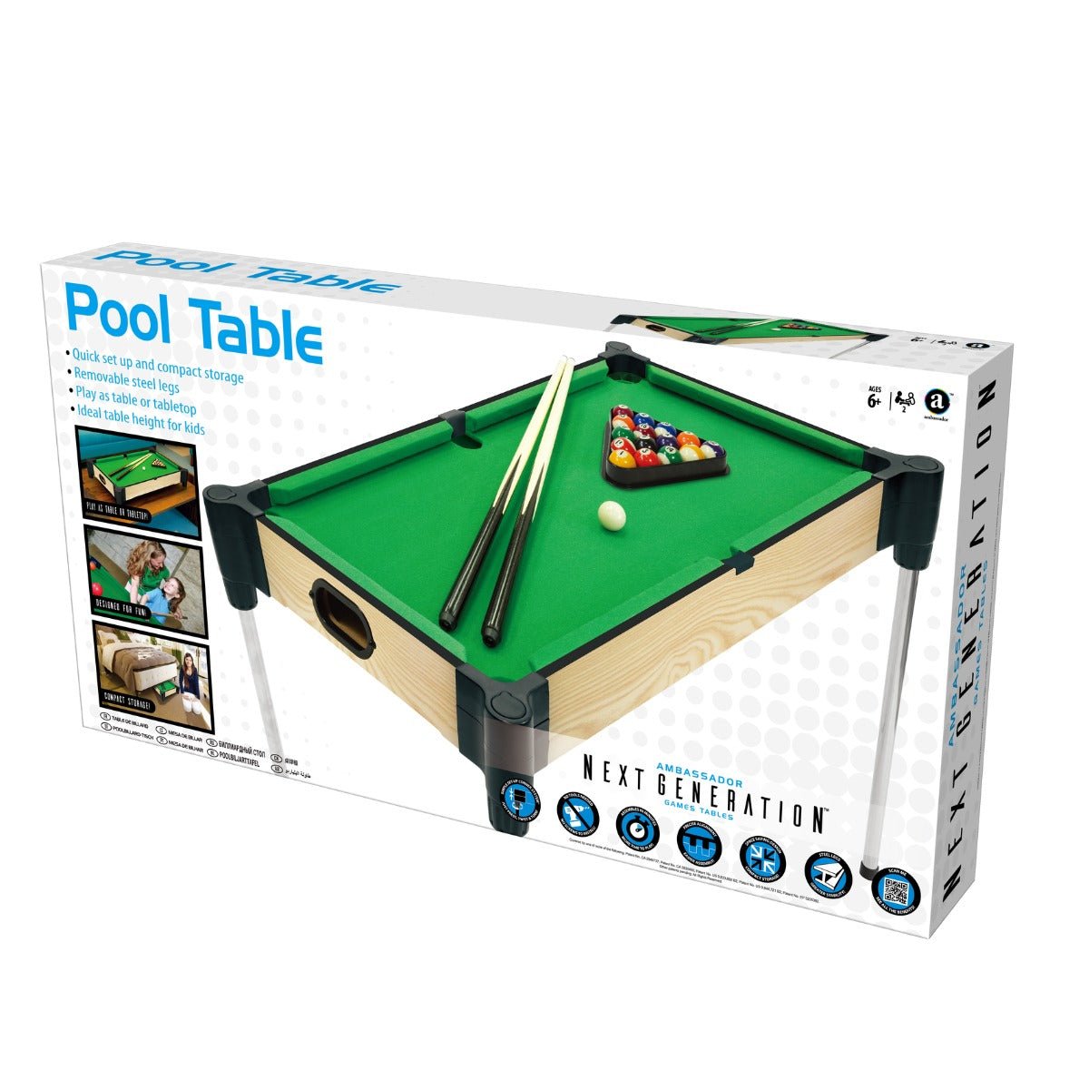 Merchant Ambassador 27 Inch Table Tabletop Pool MA3152 - Colorland Toys
