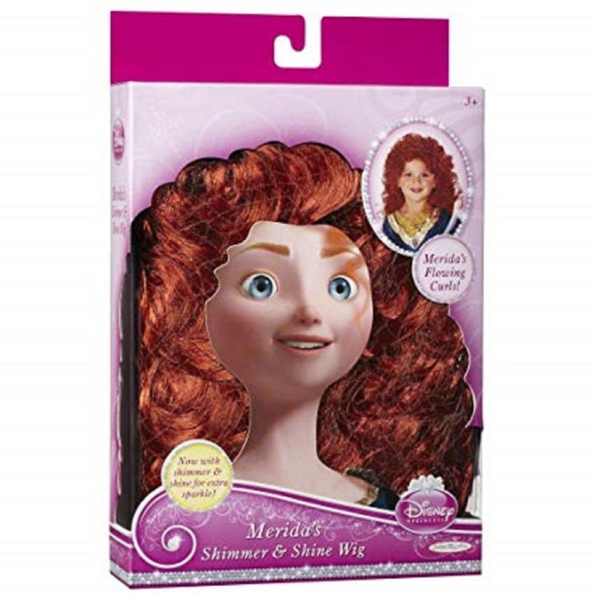 Disney Princess Merida Shimmer & Shine Wig 76028 - Colorland Toys