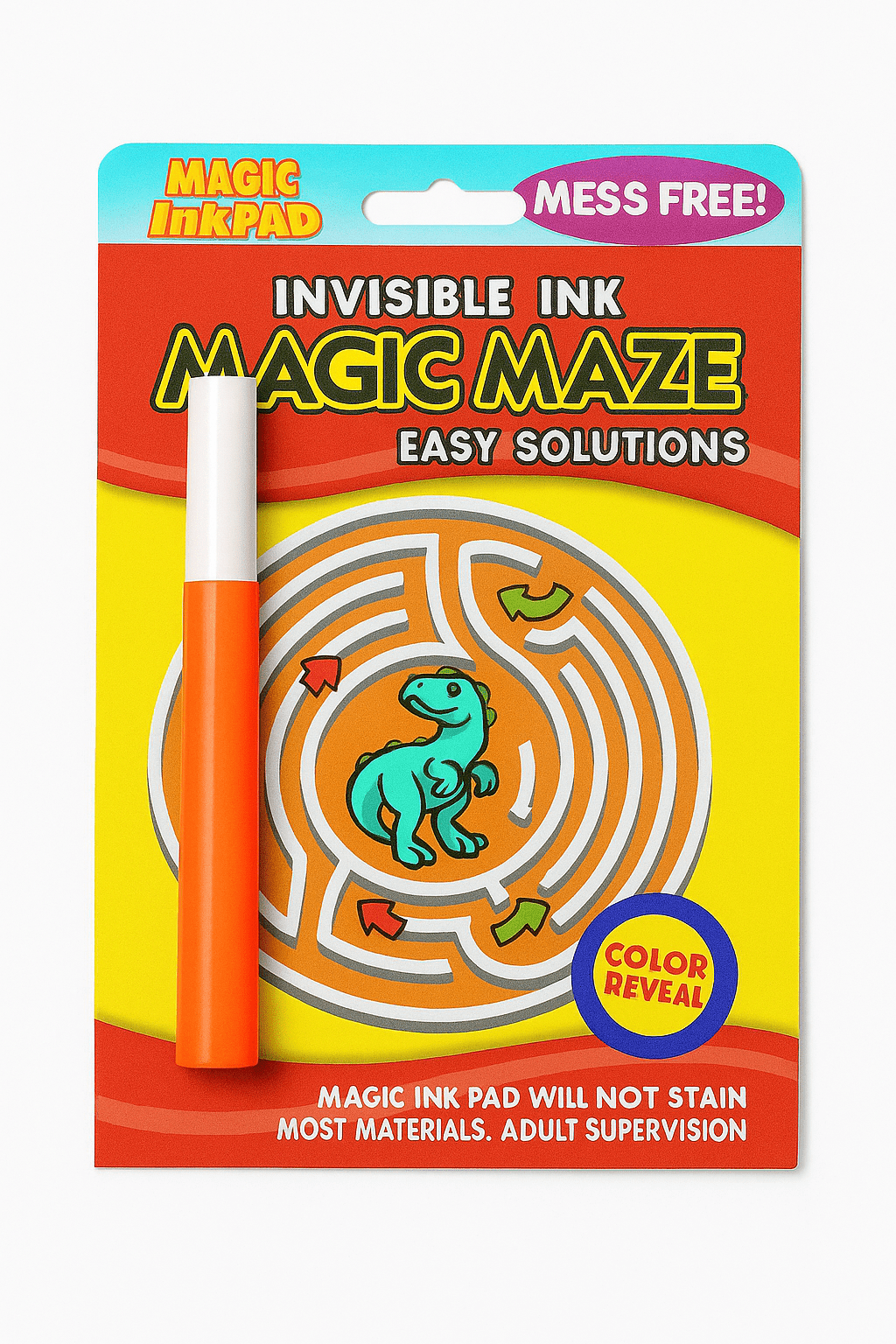 Mess Free Invisible Ink Magic Mazes Baby Dinosaurs MZ508 - Colorland Toys