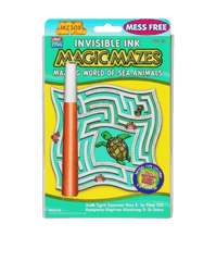 Mess Free Invisible Ink Magic Mazes Mazing World of Sea Animals MZ508 - Colorland Toys