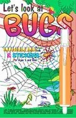 Mess Free Invisible Ink & Sticker Puzzles Busy World Bugs BB140 - Colorland Toys
