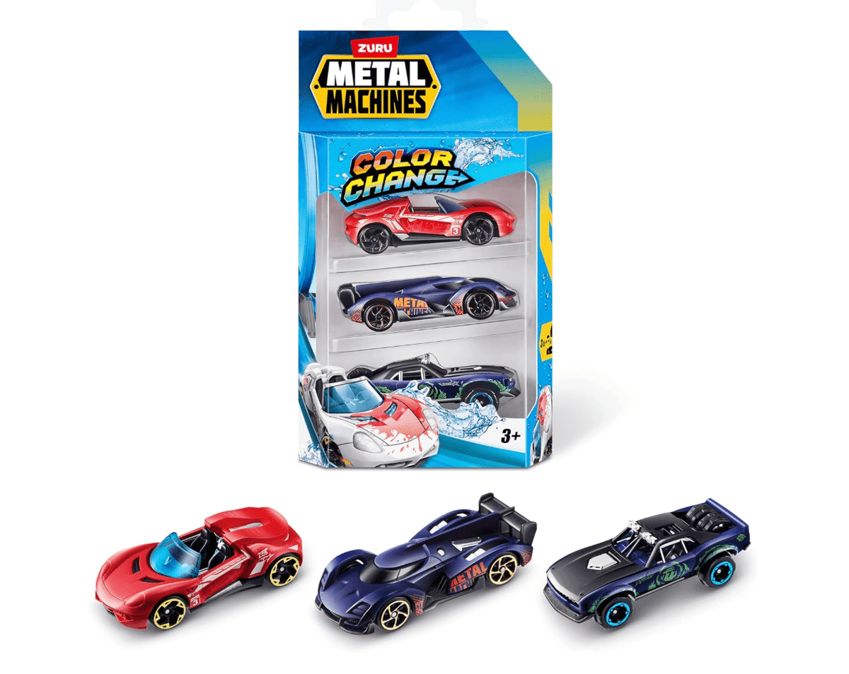 Metal Machines Color Change Car Pack of 3 67101 — image 2