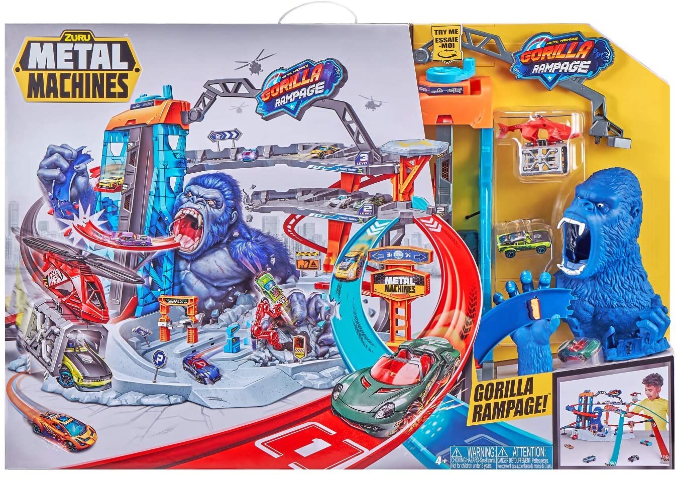 Metal Machines Gorilla Rampage Garage Playset 6726 - Colorland Toys