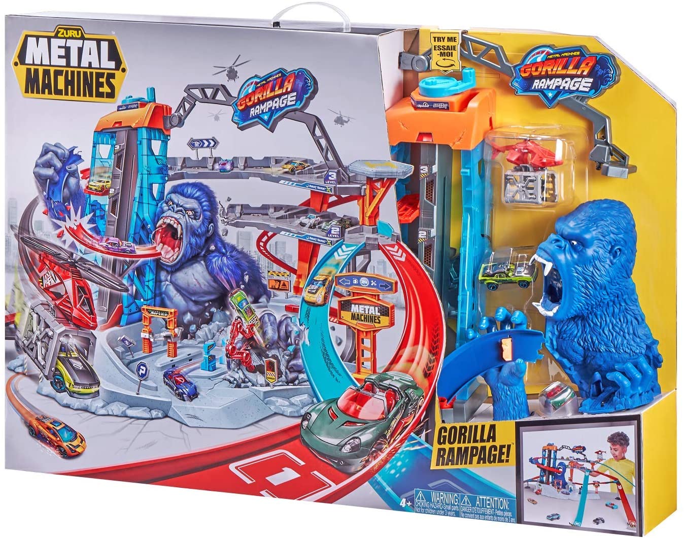 車のパーツ GORILLA Metal Machines Gorilla Rampage Garage Playset | Colorland Toys UAE