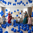 METALLIC BALLOON BLUE 18299