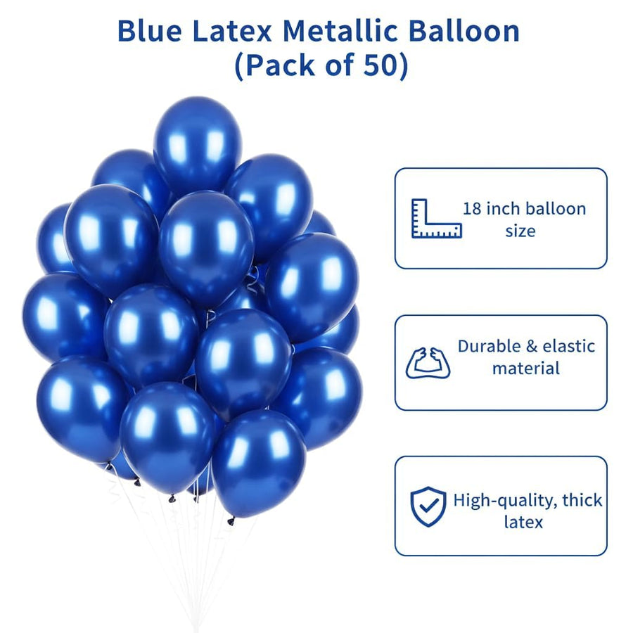 METALLIC BALLOON BLUE 18299 — image 9