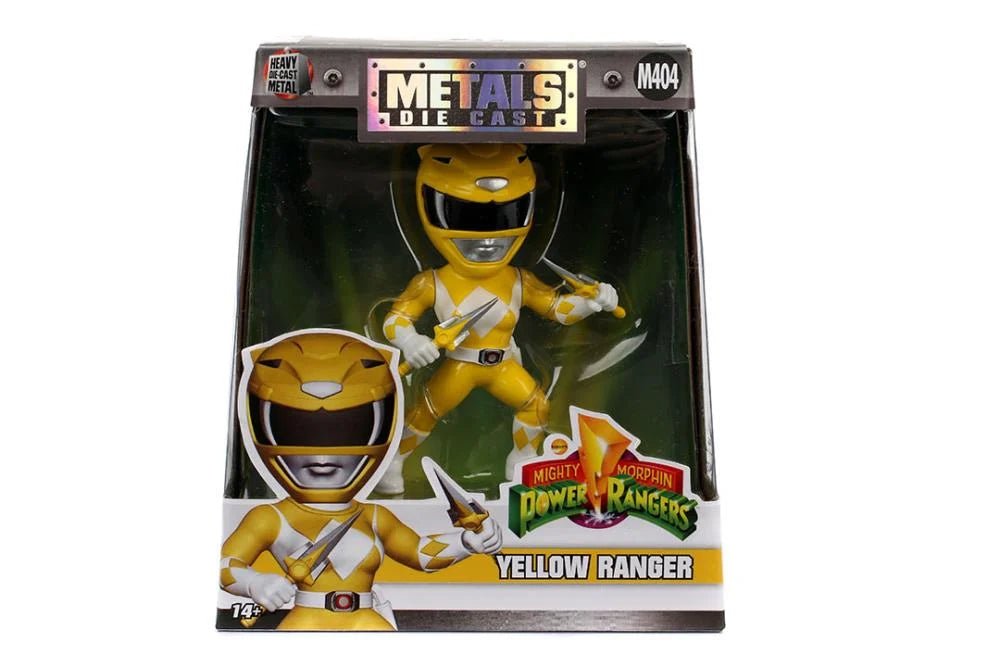 Metals Die Cast Mighty Morphin Power Rangers Yellow 98130 — image 4